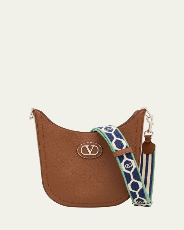 Antibes Medium Leather Hobo Bag